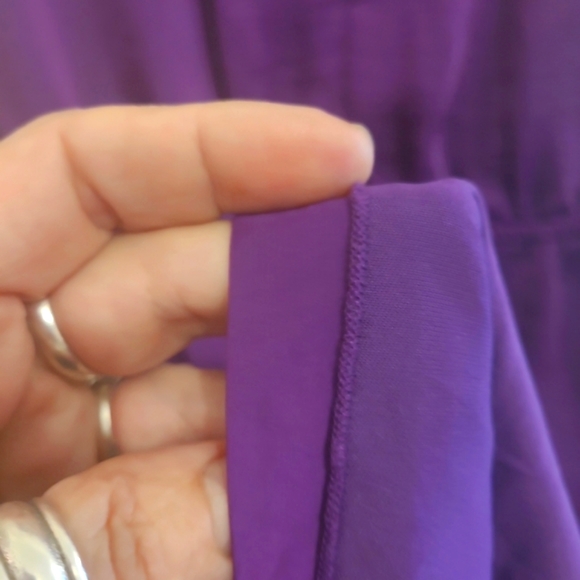 Bisou Bisou Plum/Purple Sleeveless Dress - Size 12 - Picture 6 of 6